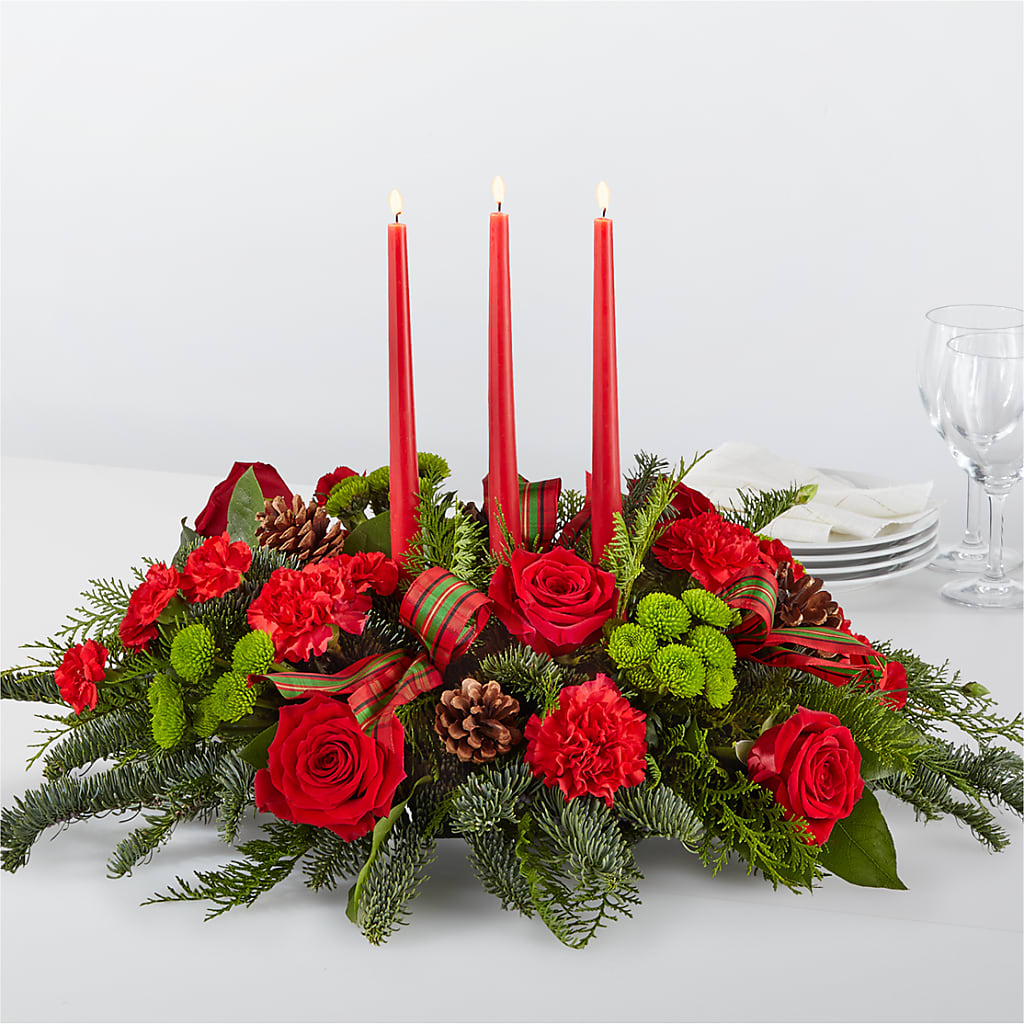 By the Candlelight Centerpiece – Greater Wichita Flower Shop, Wichita KS