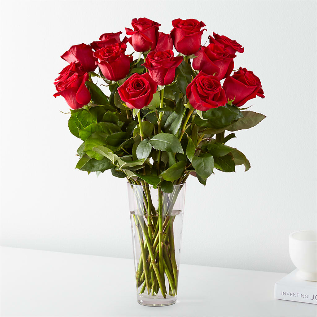 Long Stem Red Rose Bouquet – Greater Wichita Flower Shop, Wichita KS