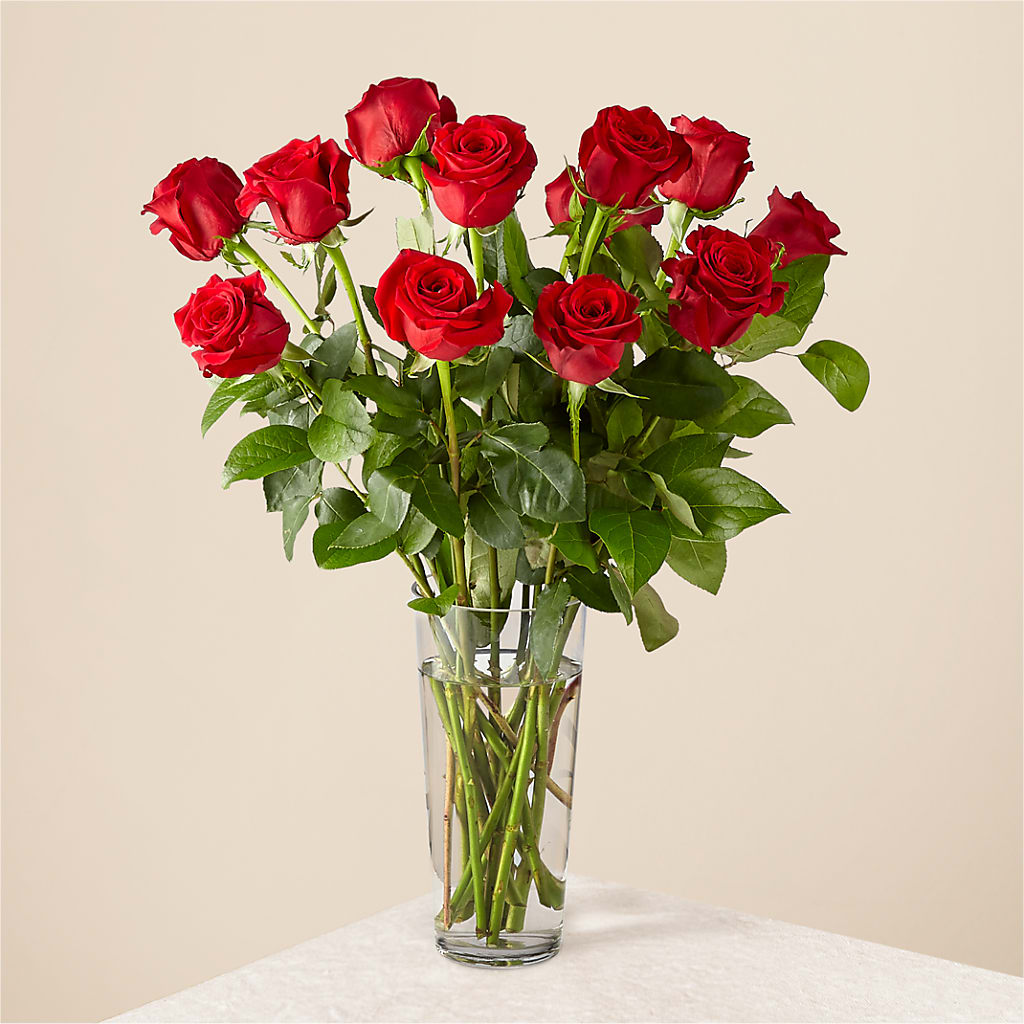 Long Stem Red Rose Bouquet – Greater Wichita Flower Shop, Wichita KS