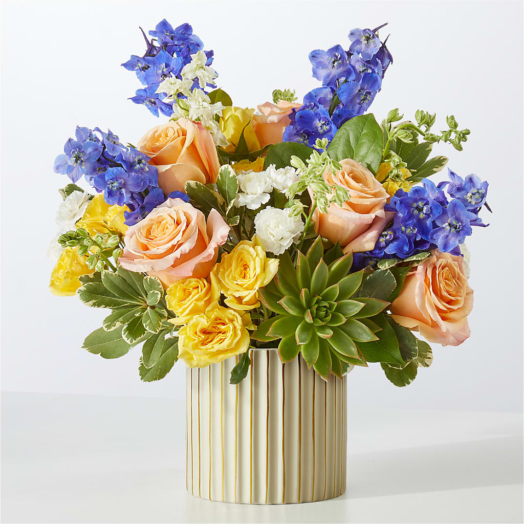 Cobalt Reverie Bouquet – Greater Wichita Flower Shop, Wichita KS