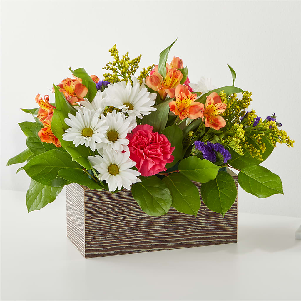 Oopsie Daisy Box Bouquet – Greater Wichita Flower Shop, Wichita KS