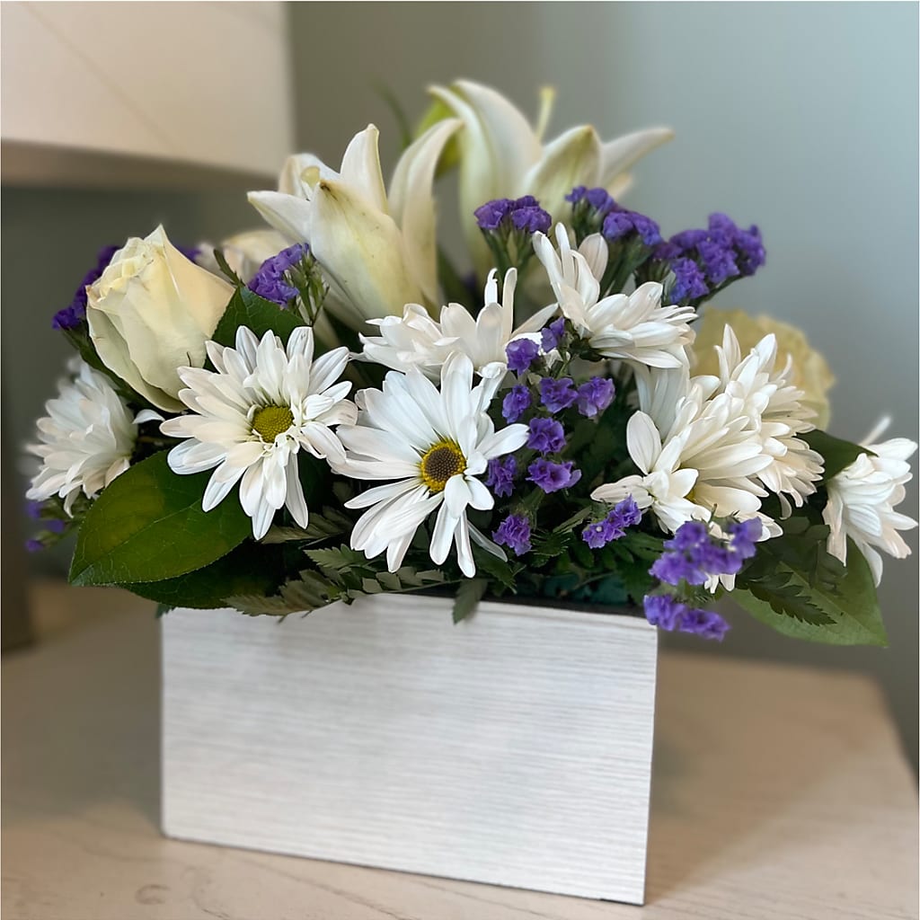 Beyond Blue Box Bouquet – Greater Wichita Flower Shop, Wichita KS