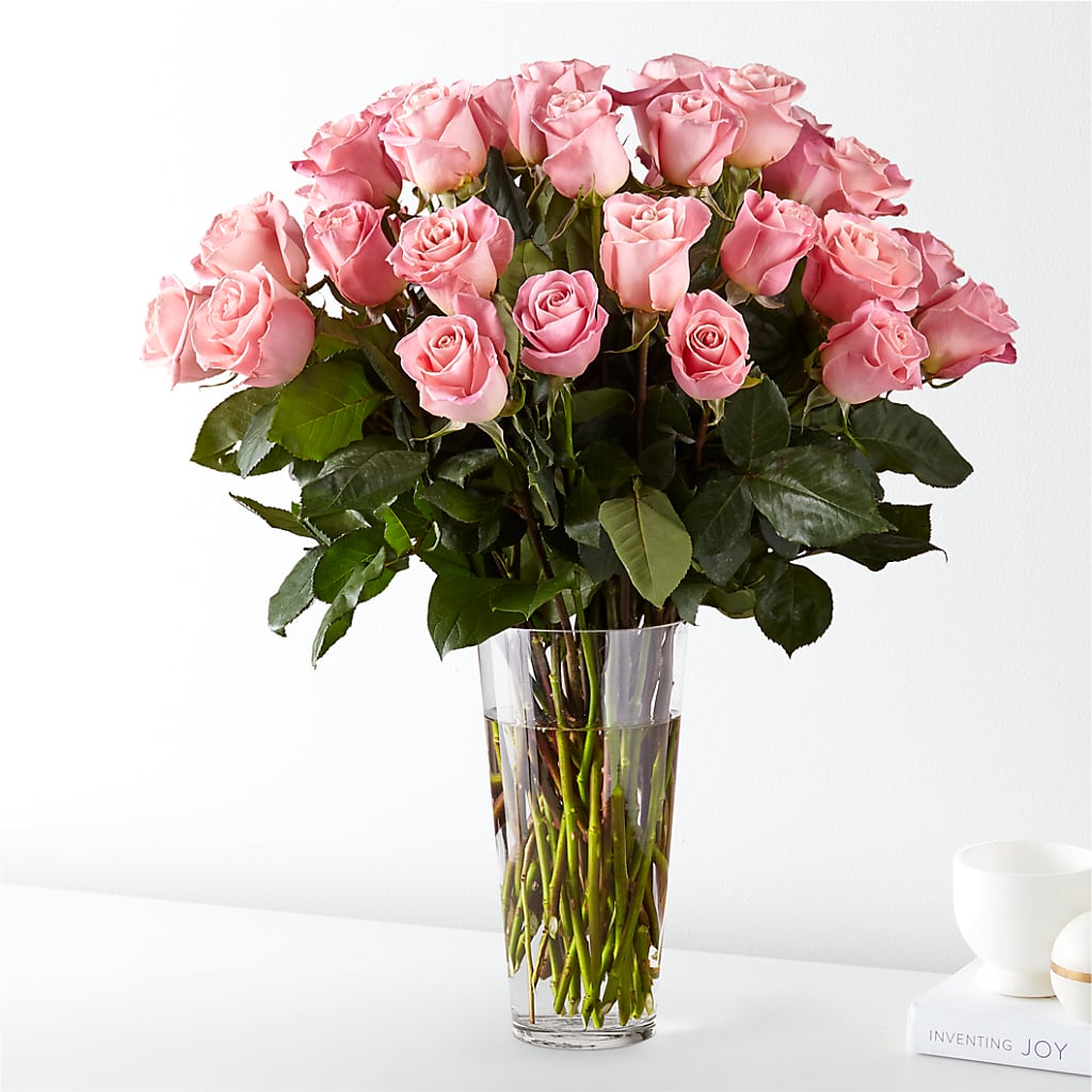 Long Stem Pink Rose Bouquet – Greater Wichita Flower Shop, Wichita KS