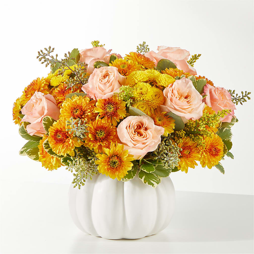 Peachy Pumpkin – Greater Wichita Flower Shop, Wichita KS