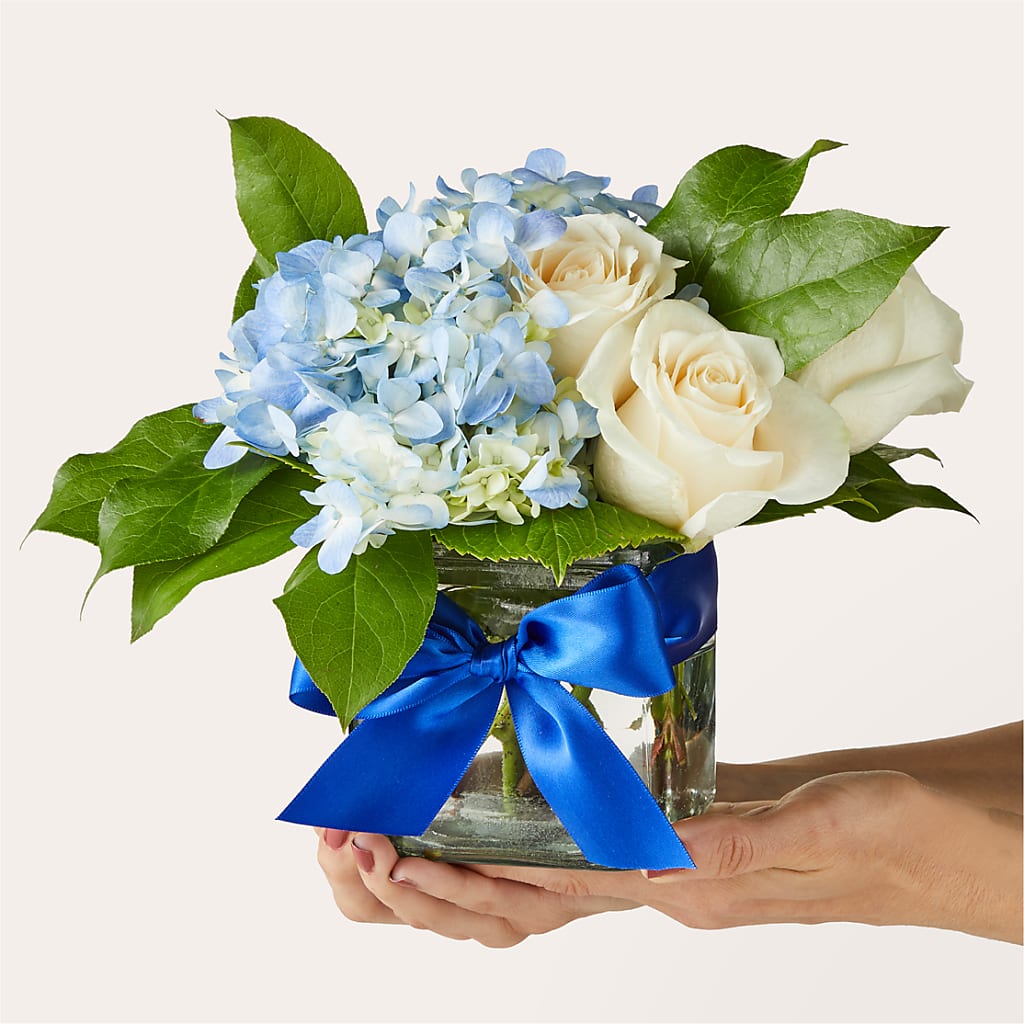 Sky Blue Delight Bouquet – Greater Wichita Flower Shop, Wichita KS
