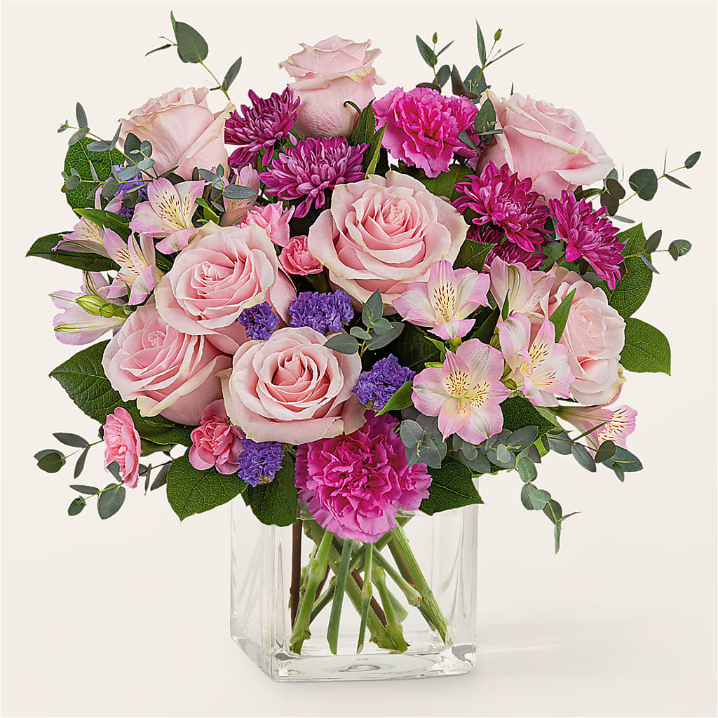 Rosy Radiance Bouquet – Greater Wichita Flower Shop, Wichita KS