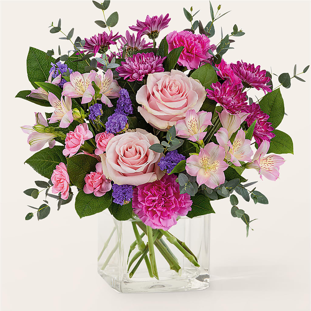 Rosy Radiance Bouquet – Greater Wichita Flower Shop, Wichita KS