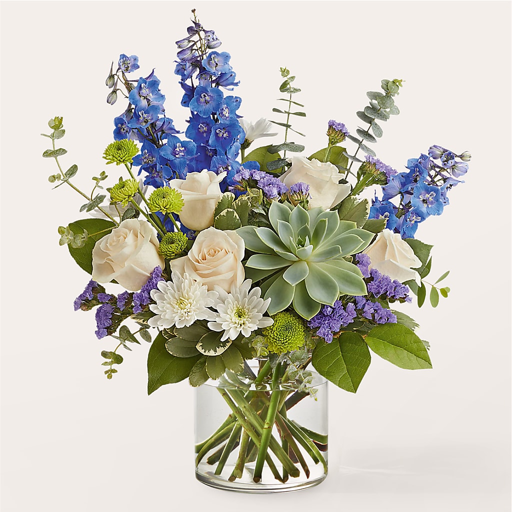 Cerulean Waves Bouquet – Greater Wichita Flower Shop, Wichita KS