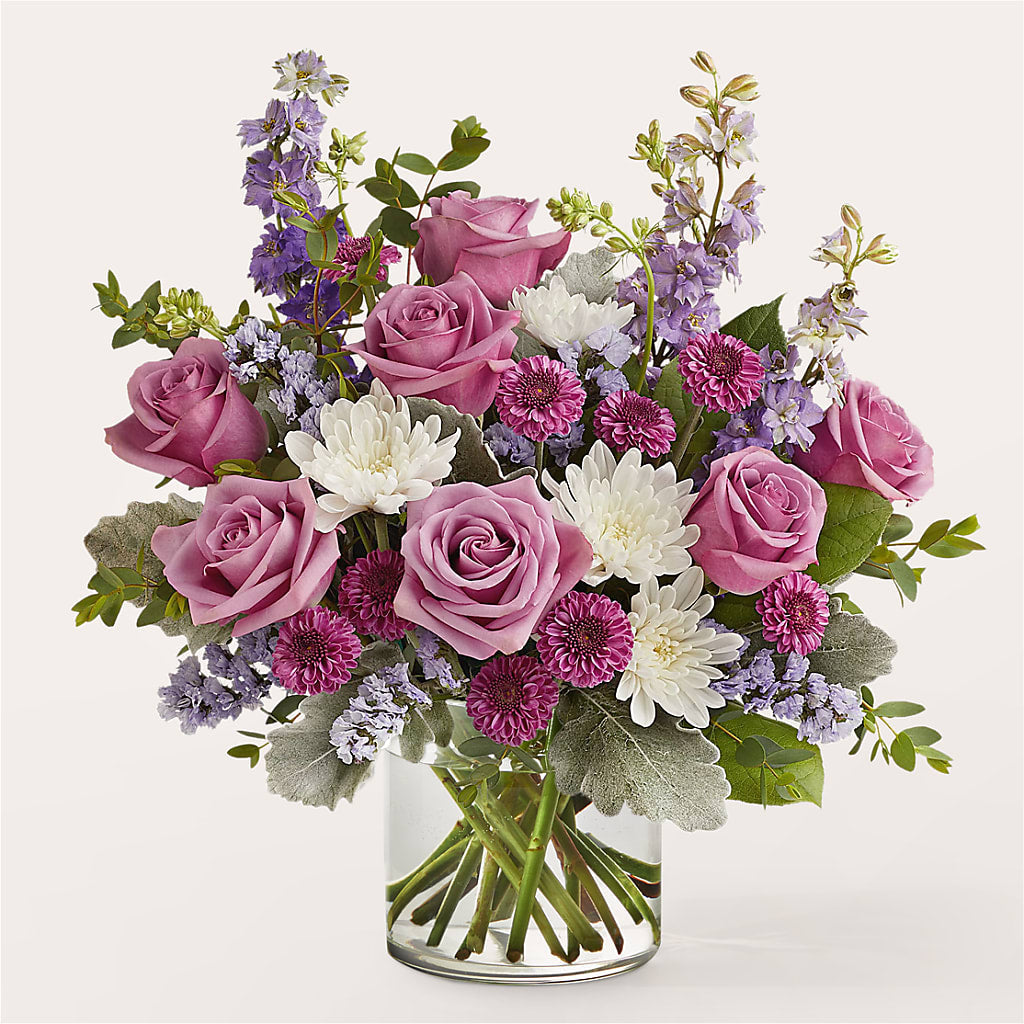 Violet Frost Bouquet – Greater Wichita Flower Shop, Wichita KS