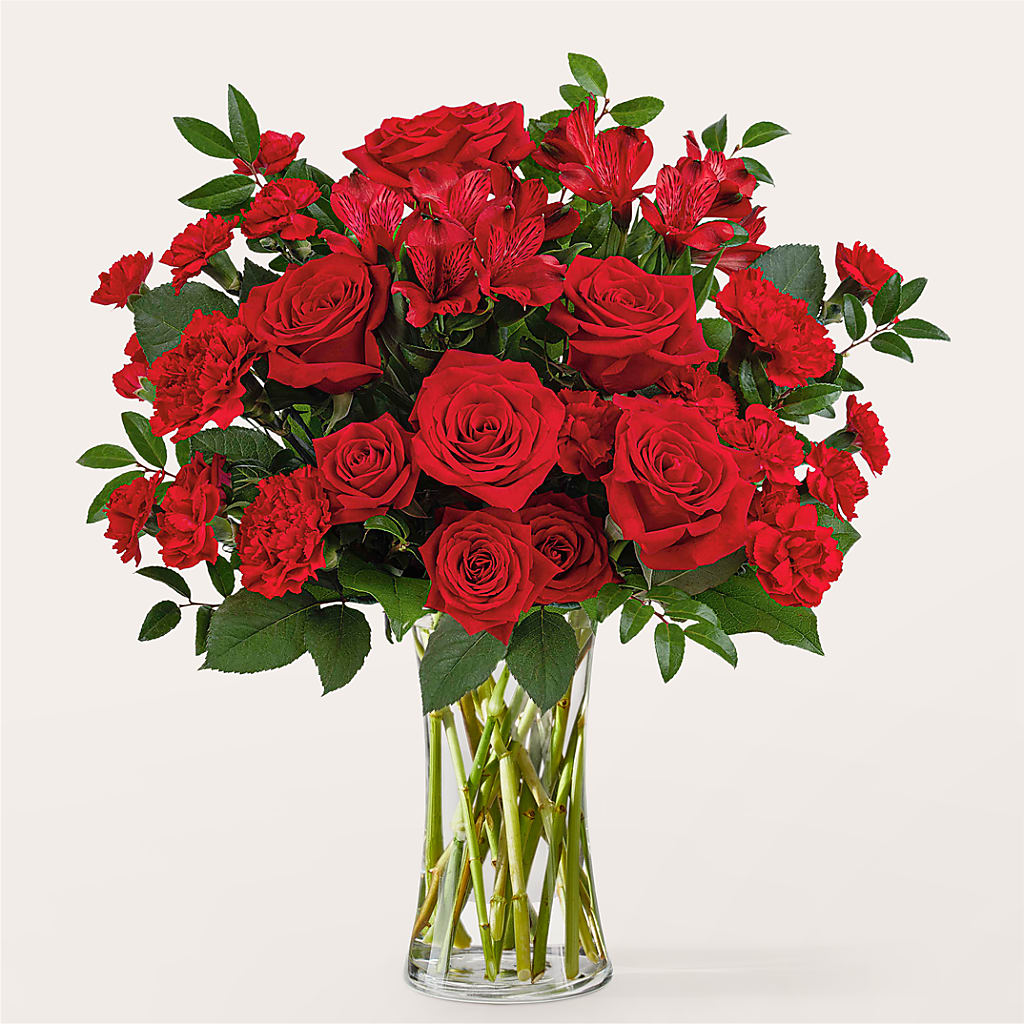 Brilliant Ruby Bouquet – Greater Wichita Flower Shop, Wichita KS