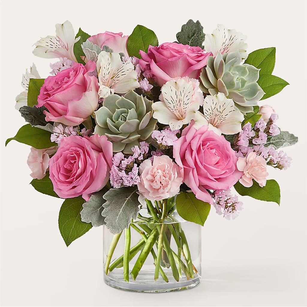 Dusty Rose Bouquet – Greater Wichita Flower Shop, Wichita KS