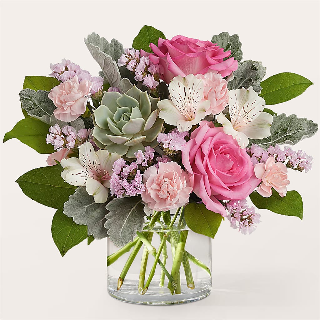 Dusty Rose Bouquet – Greater Wichita Flower Shop, Wichita KS
