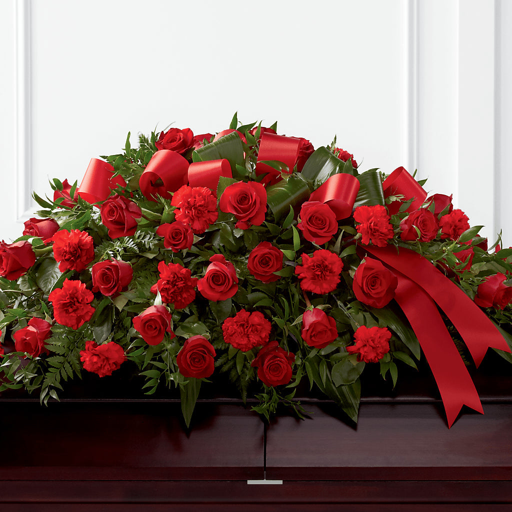 Tribute of Life Casket Spray – Greater Wichita Flower Shop, Wichita KS