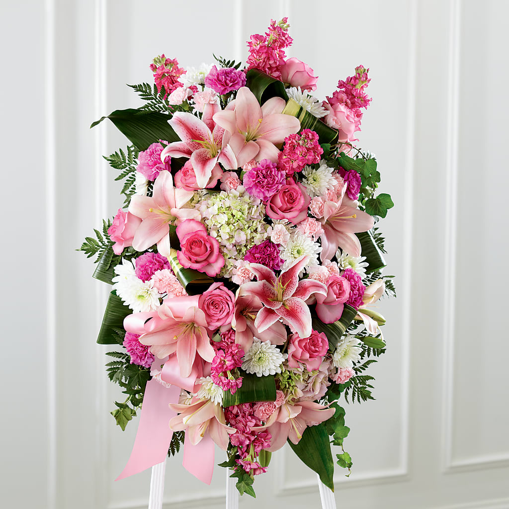 Comforting Standing Spray – Greater Wichita Flower Shop, Wichita KS