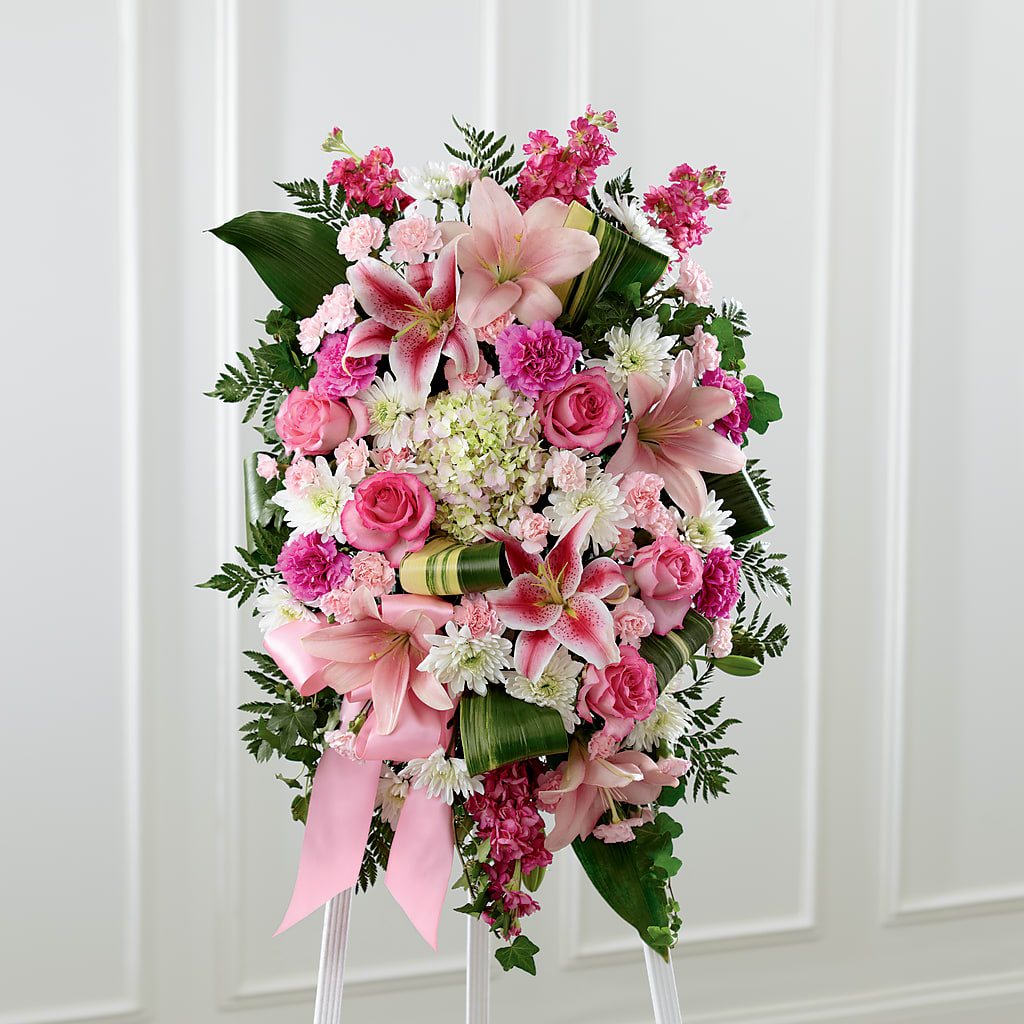 Comforting Standing Spray – Greater Wichita Flower Shop, Wichita KS