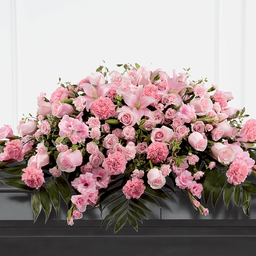 Garden of Comfort Casket Spray (Standard) – Greater Wichita Flower Shop, Wichita KS