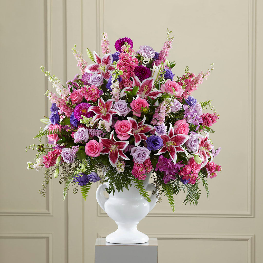 Peaceful Tribute Arrangement – Greater Wichita Flower Shop, Wichita KS