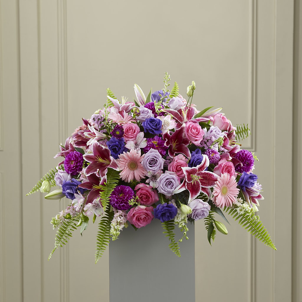 Fare Thee Well Pedestal – Greater Wichita Flower Shop, Wichita KS
