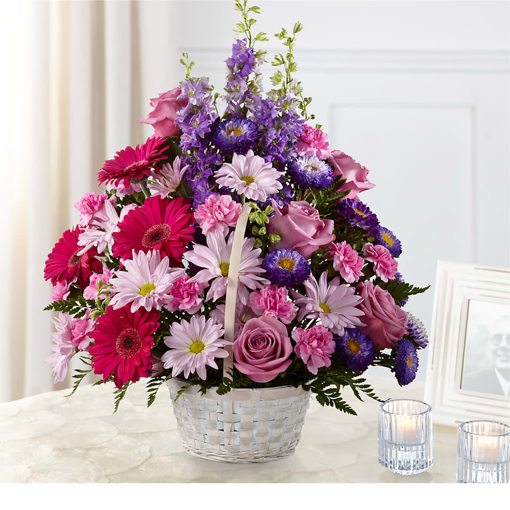Pastel Peace Basket – Greater Wichita Flower Shop, Wichita KS