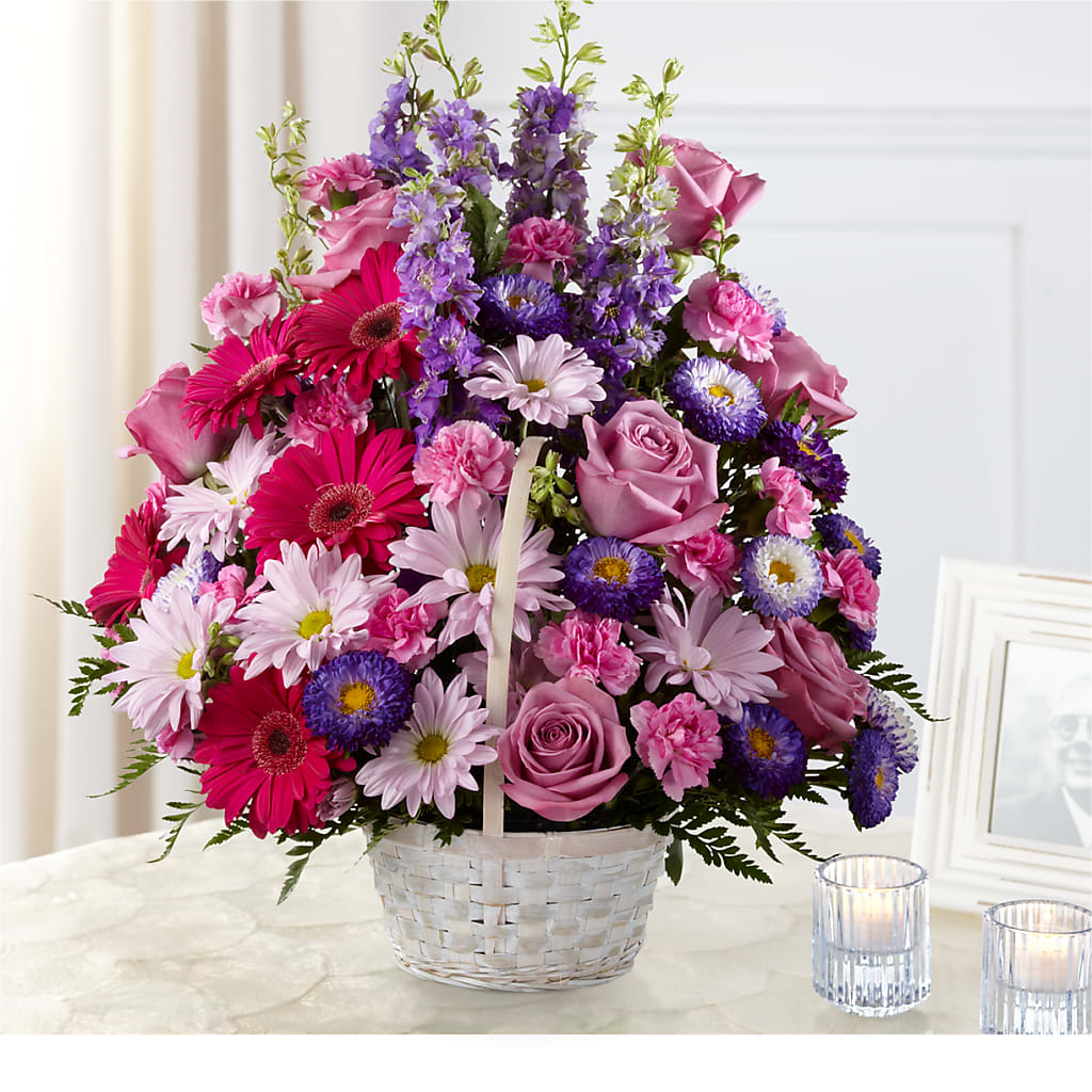 Pastel Peace Basket – Greater Wichita Flower Shop, Wichita KS