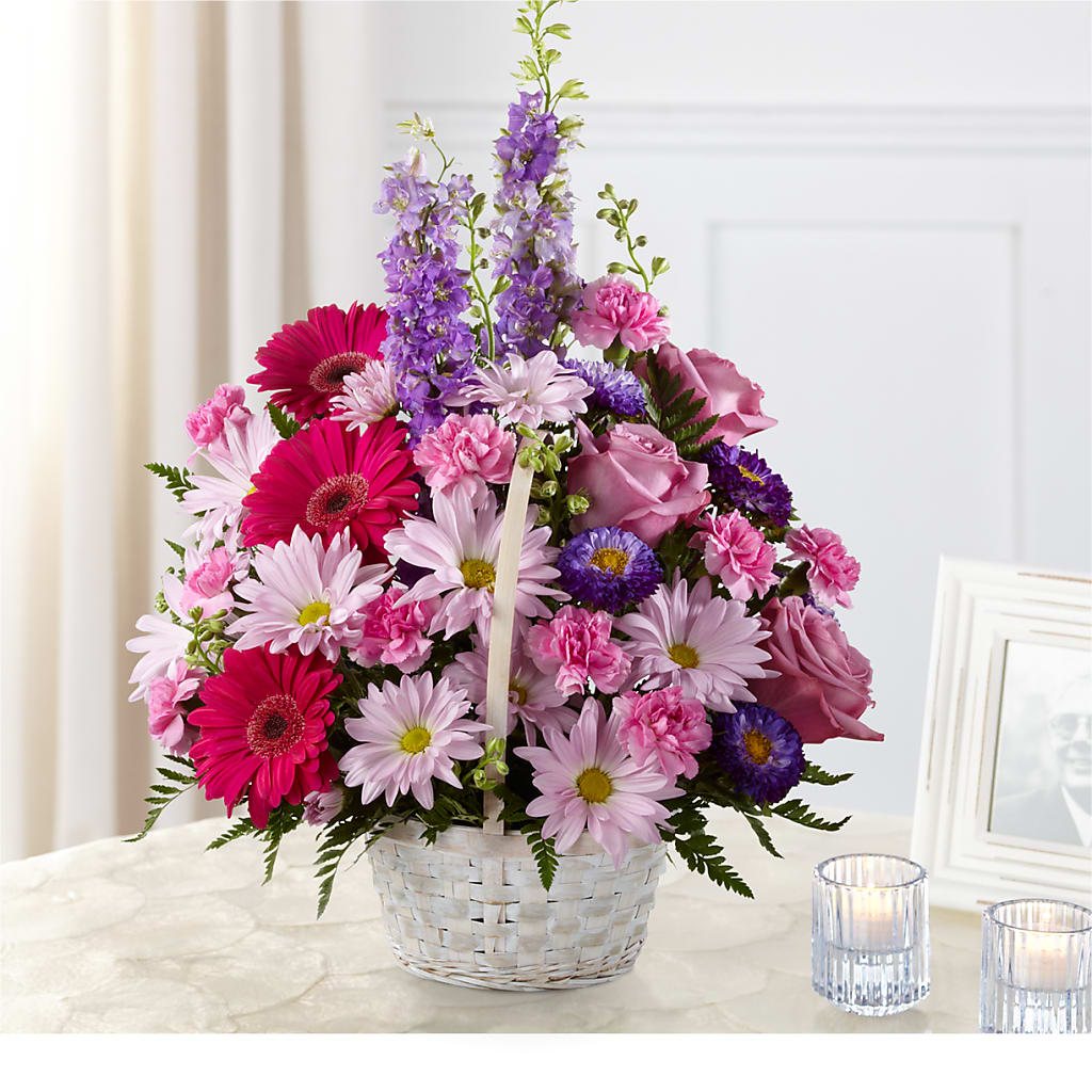 Pastel Peace Basket – Greater Wichita Flower Shop, Wichita KS