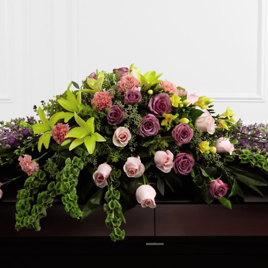 Forever Beloved Casket Spray – Greater Wichita Flower Shop, Wichita KS