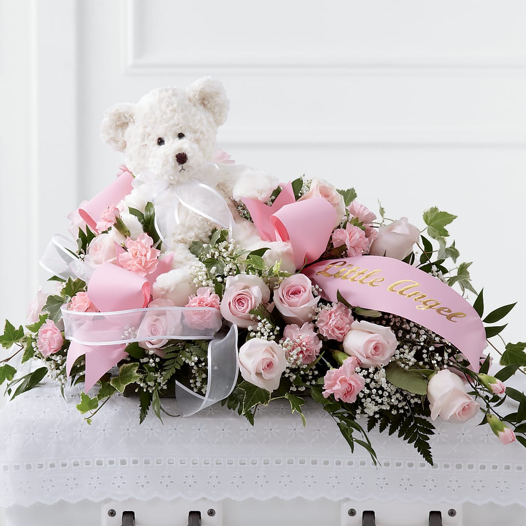 Touch of Sympathy Casket Spray – Greater Wichita Flower Shop, Wichita KS