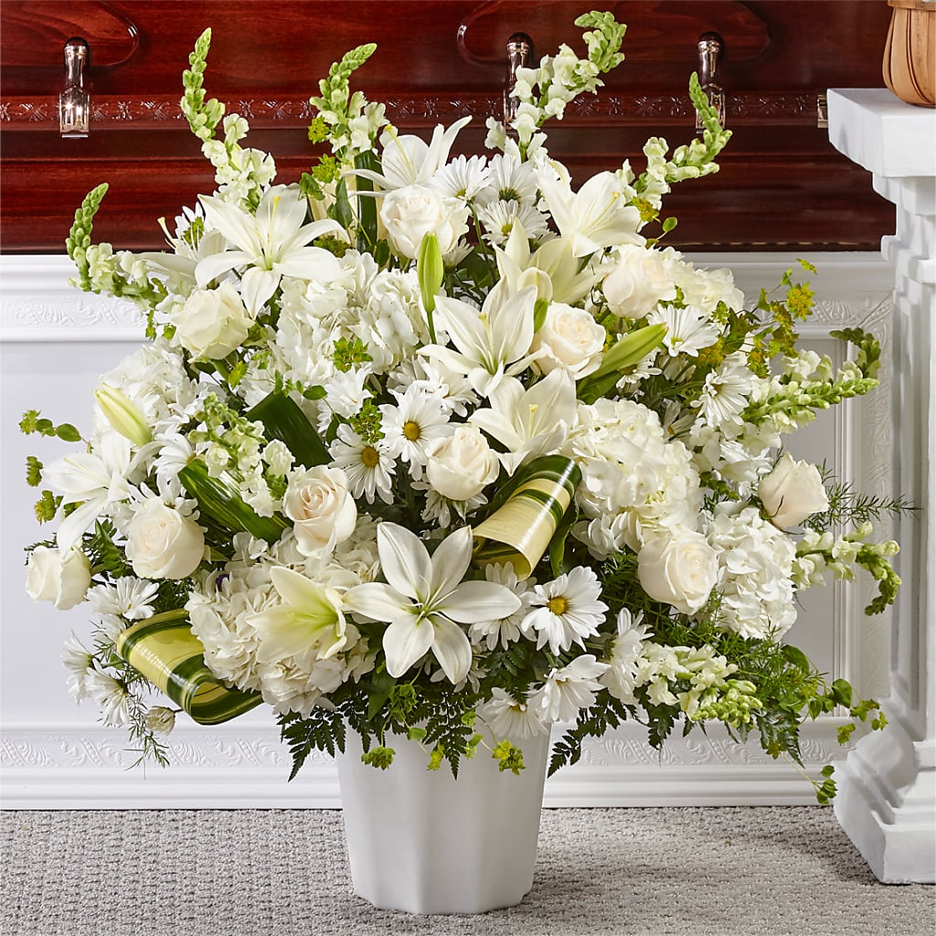 Thoughts of Tranquility Floor Basket – Greater Wichita Flower Shop, Wichita KS