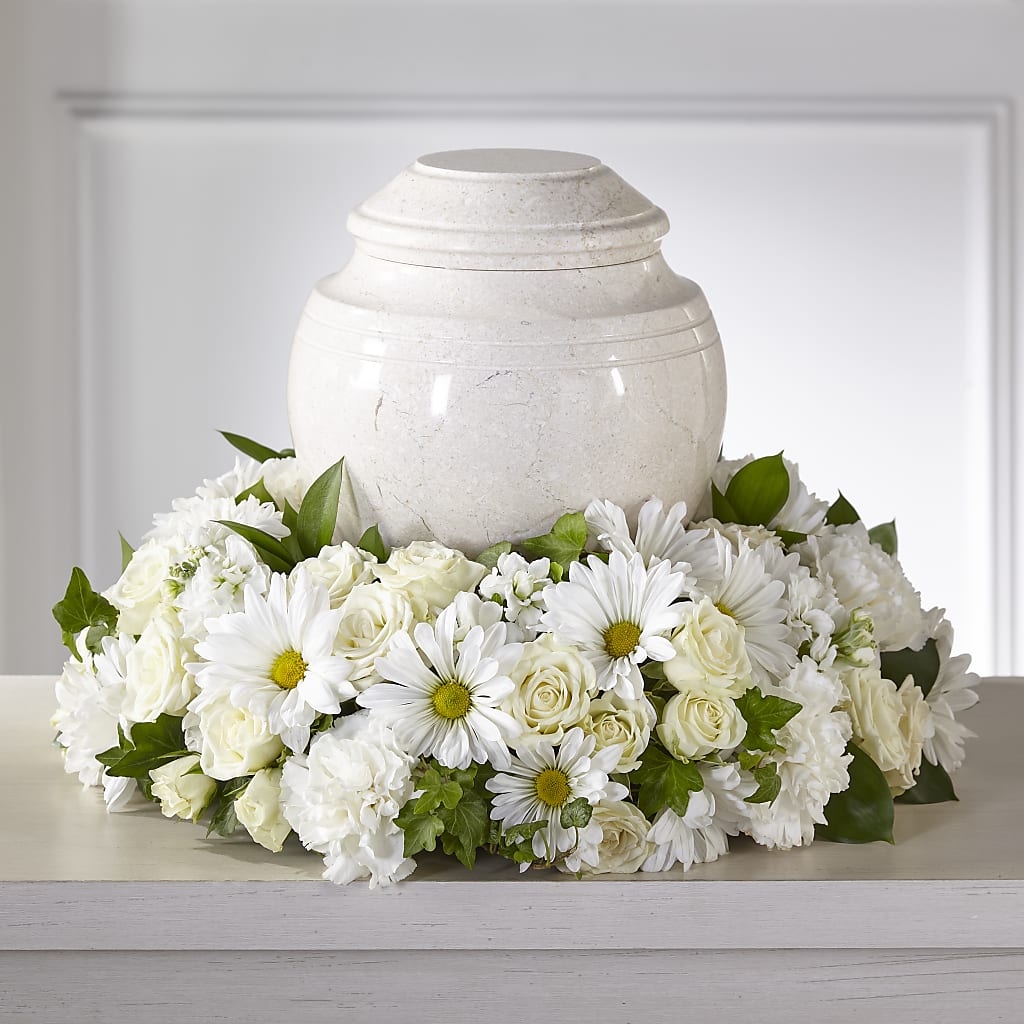 Ivory Gardens Cremation Adornment – Greater Wichita Flower Shop, Wichita KS