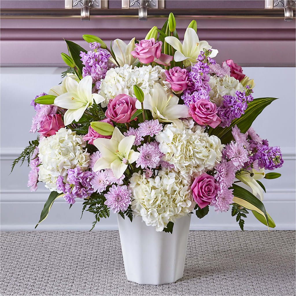 Heaven Sent Floor Basket – Greater Wichita Flower Shop, Wichita KS
