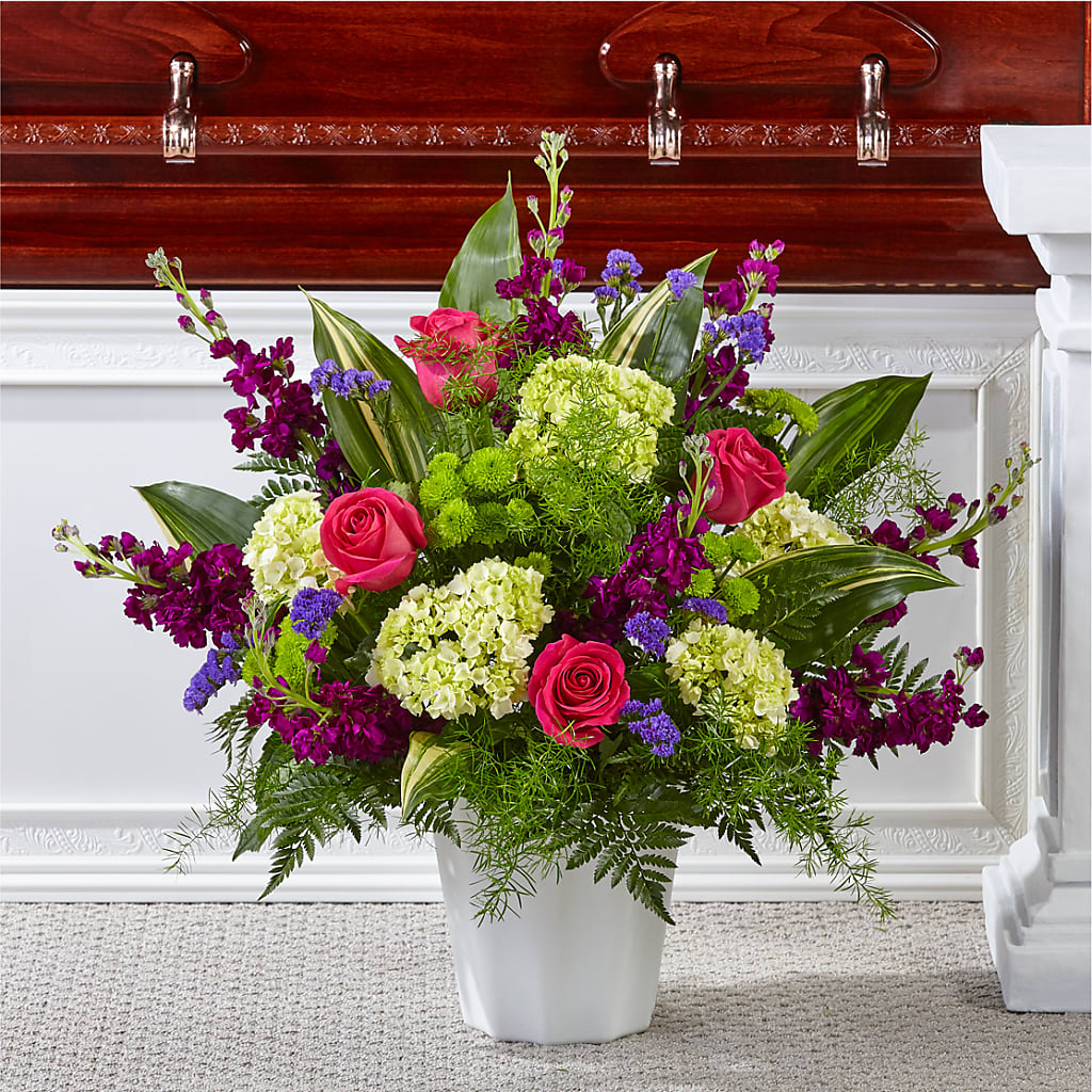 Beautiful Horizons Floor Basket – Greater Wichita Flower Shop, Wichita KS