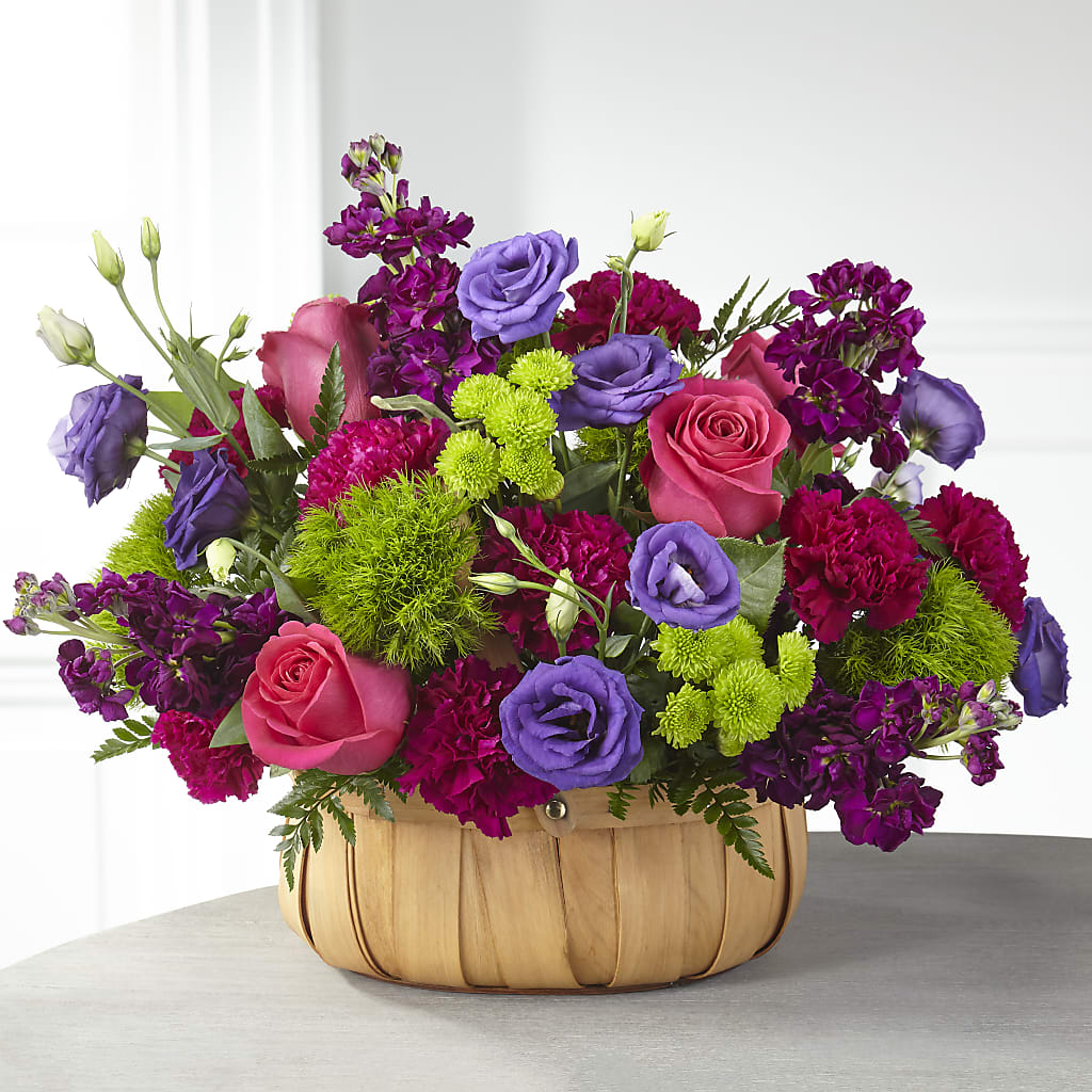 Serene Sanctuary Basket – Greater Wichita Flower Shop, Wichita KS