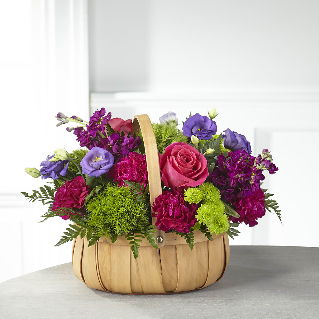 Serene Sanctuary Basket – Greater Wichita Flower Shop, Wichita KS