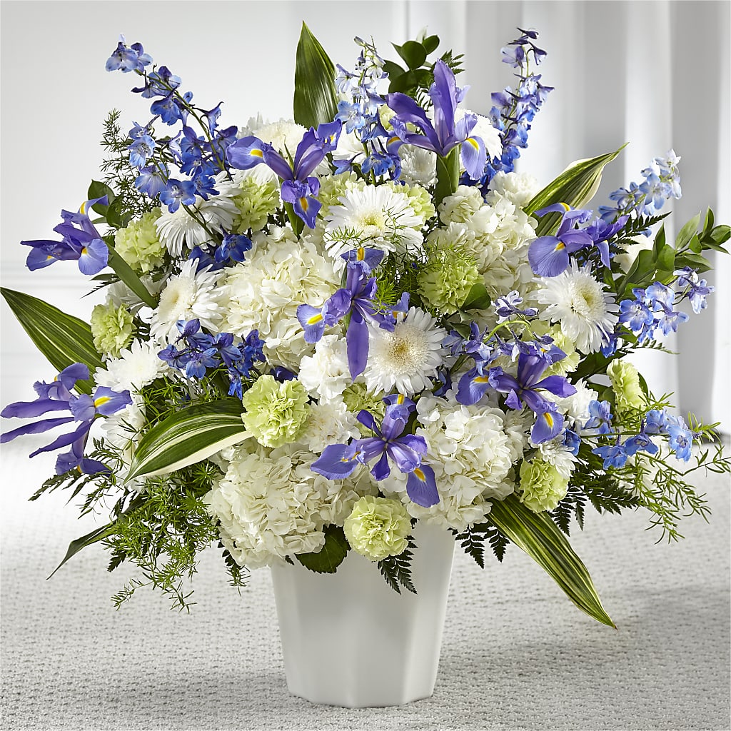 Soft Serenity Floor Basket – Greater Wichita Flower Shop, Wichita KS