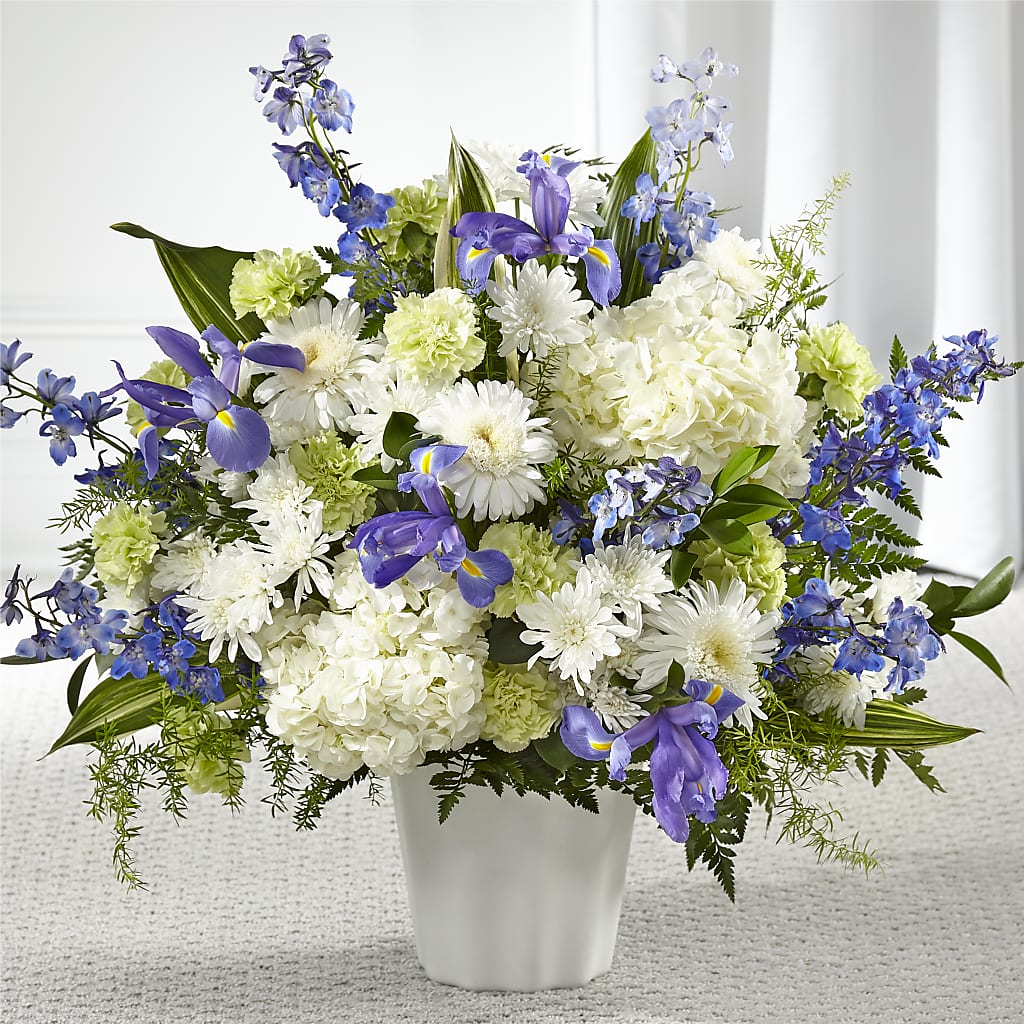 Soft Serenity Floor Basket – Greater Wichita Flower Shop, Wichita KS