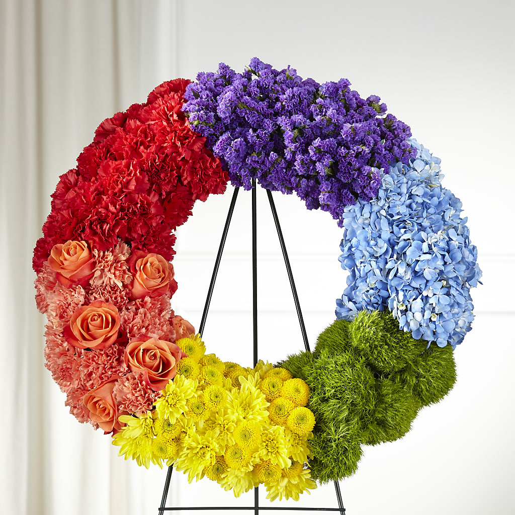 Circle of Love Wreath – Greater Wichita Flower Shop, Wichita KS