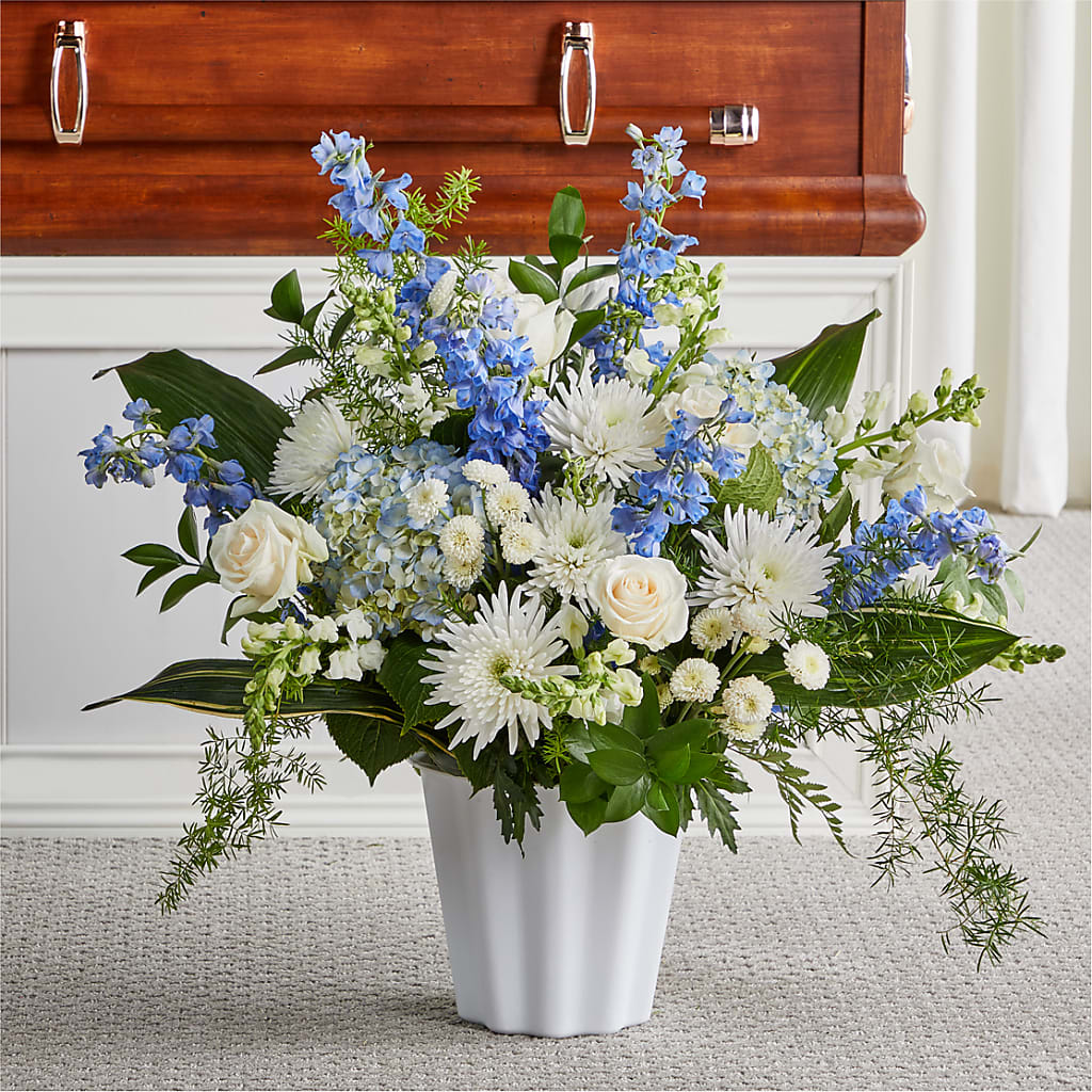 Everlasting Memories Floor Basket – Greater Wichita Flower Shop, Wichita KS