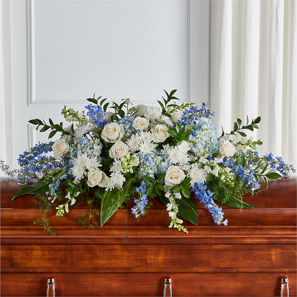 Timeless Essence Casket Spray – Greater Wichita Flower Shop, Wichita KS