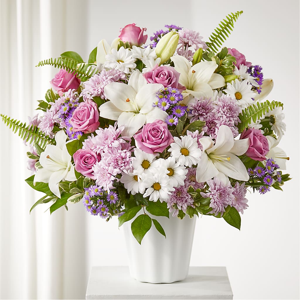Warmest Thoughts Tabletop Basket – Greater Wichita Flower Shop, Wichita KS