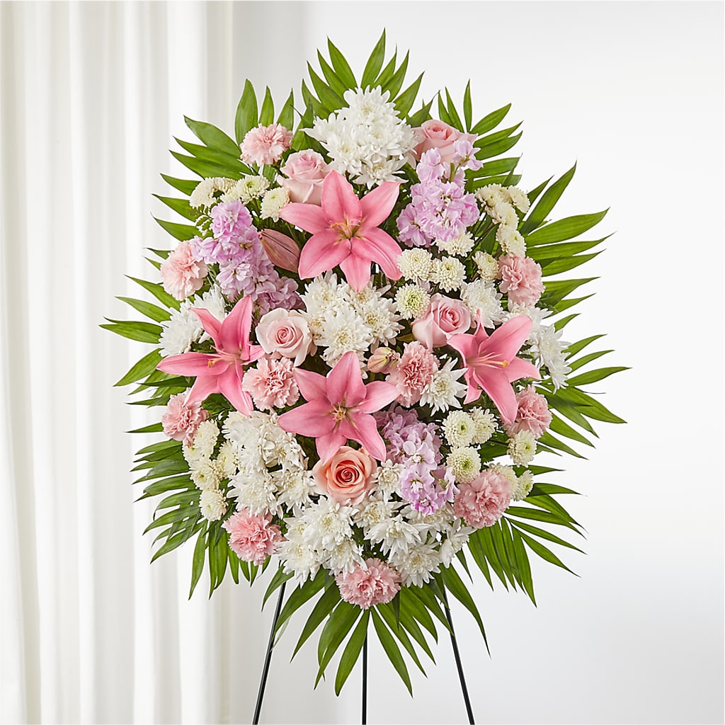 Offering Solace Standing Spray – Greater Wichita Flower Shop, Wichita KS