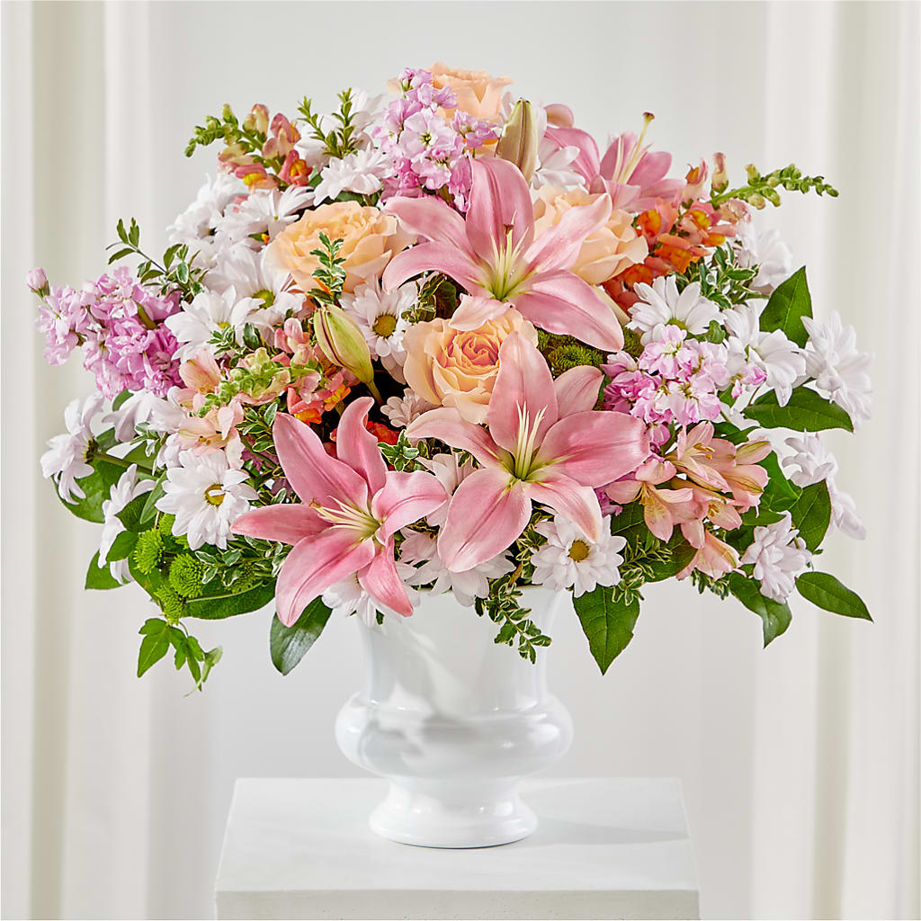Heartfelt Gesture Urn Arrangement – Greater Wichita Flower Shop, Wichita KS