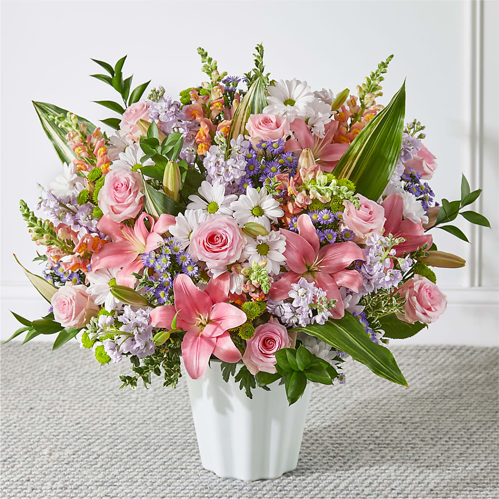 Abundant Compassion Floor Basket – Greater Wichita Flower Shop, Wichita KS