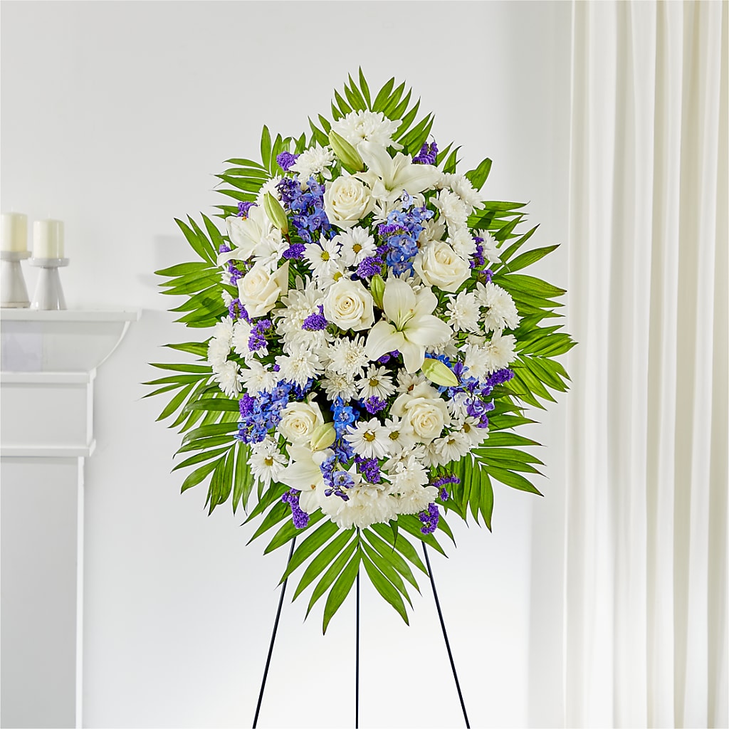 At Rest Standing Spray – Greater Wichita Flower Shop, Wichita KS