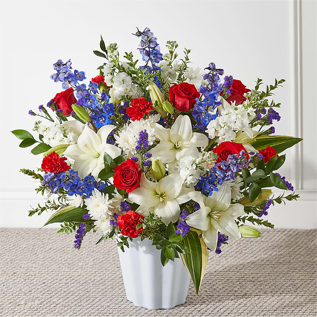 Consoled Floor Basket – Greater Wichita Flower Shop, Wichita KS