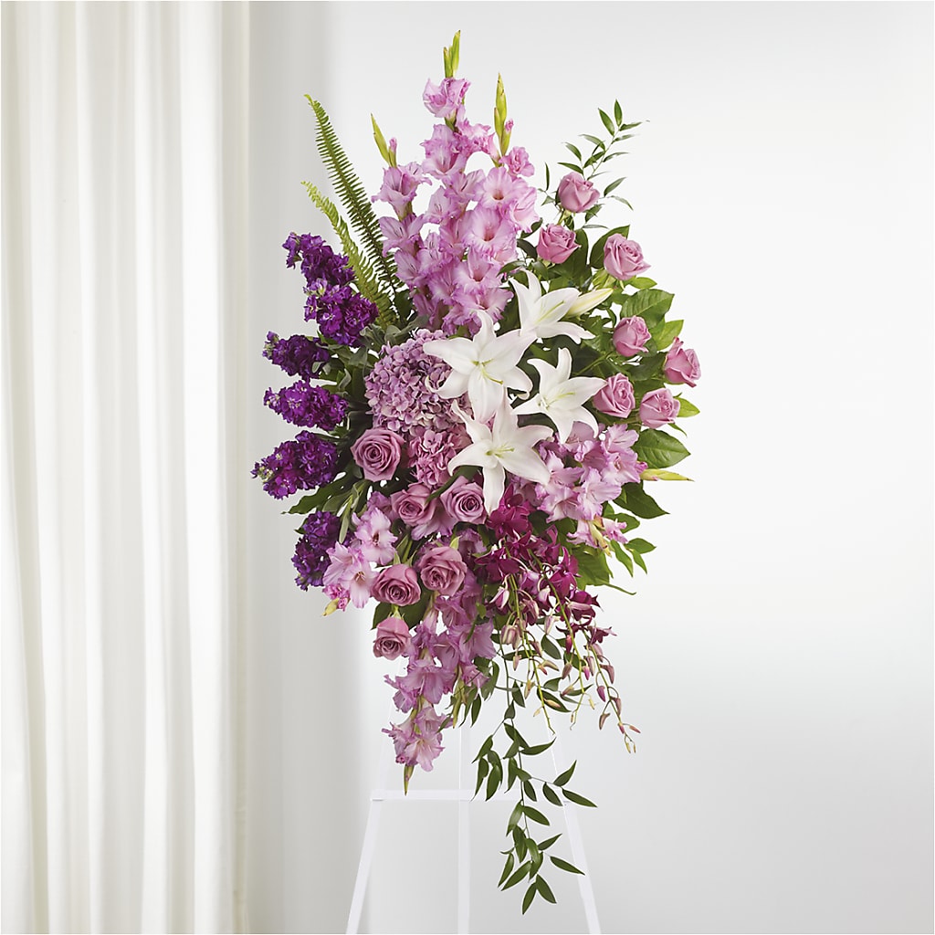 Never Alone Standing Spray – Greater Wichita Flower Shop, Wichita KS