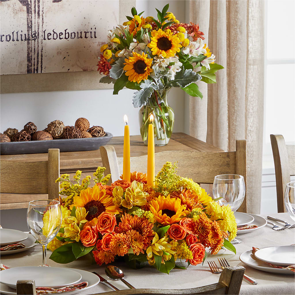 Golden Gathering Bundle – Greater Wichita Flower Shop, Wichita KS