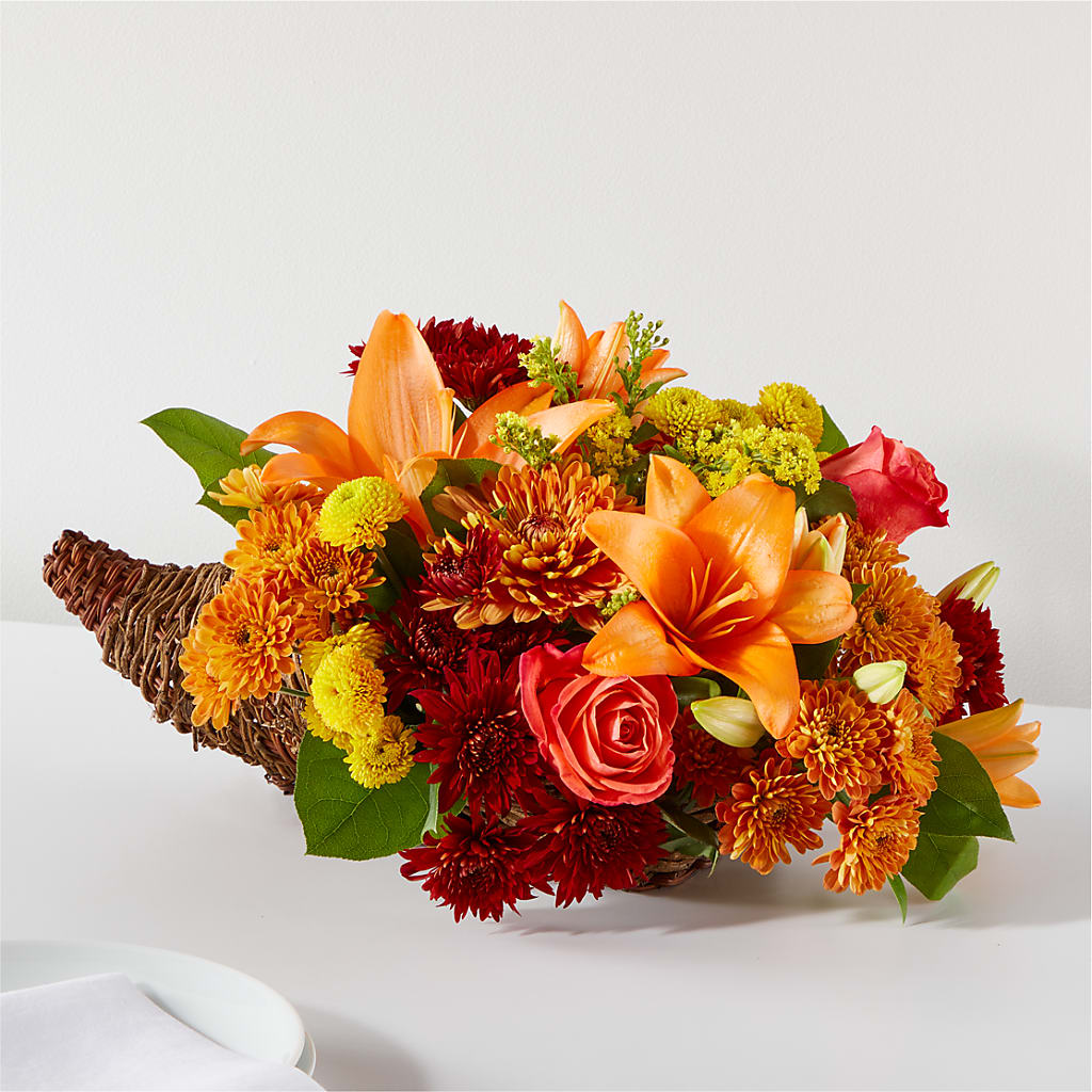 Bouquet of Blessings Cornucopia – Greater Wichita Flower Shop, Wichita KS