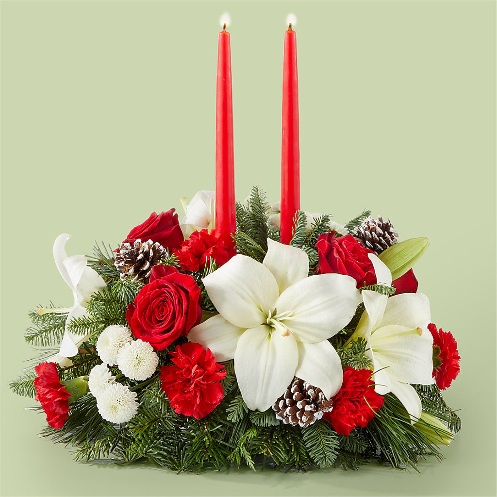 Seasonal Festivities Centerpiece – Greater Wichita Flower Shop, Wichita KS