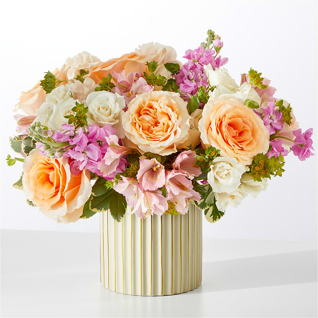 Paradise Bouquet with Ivory Vase – Greater Wichita Flower Shop, Wichita KS