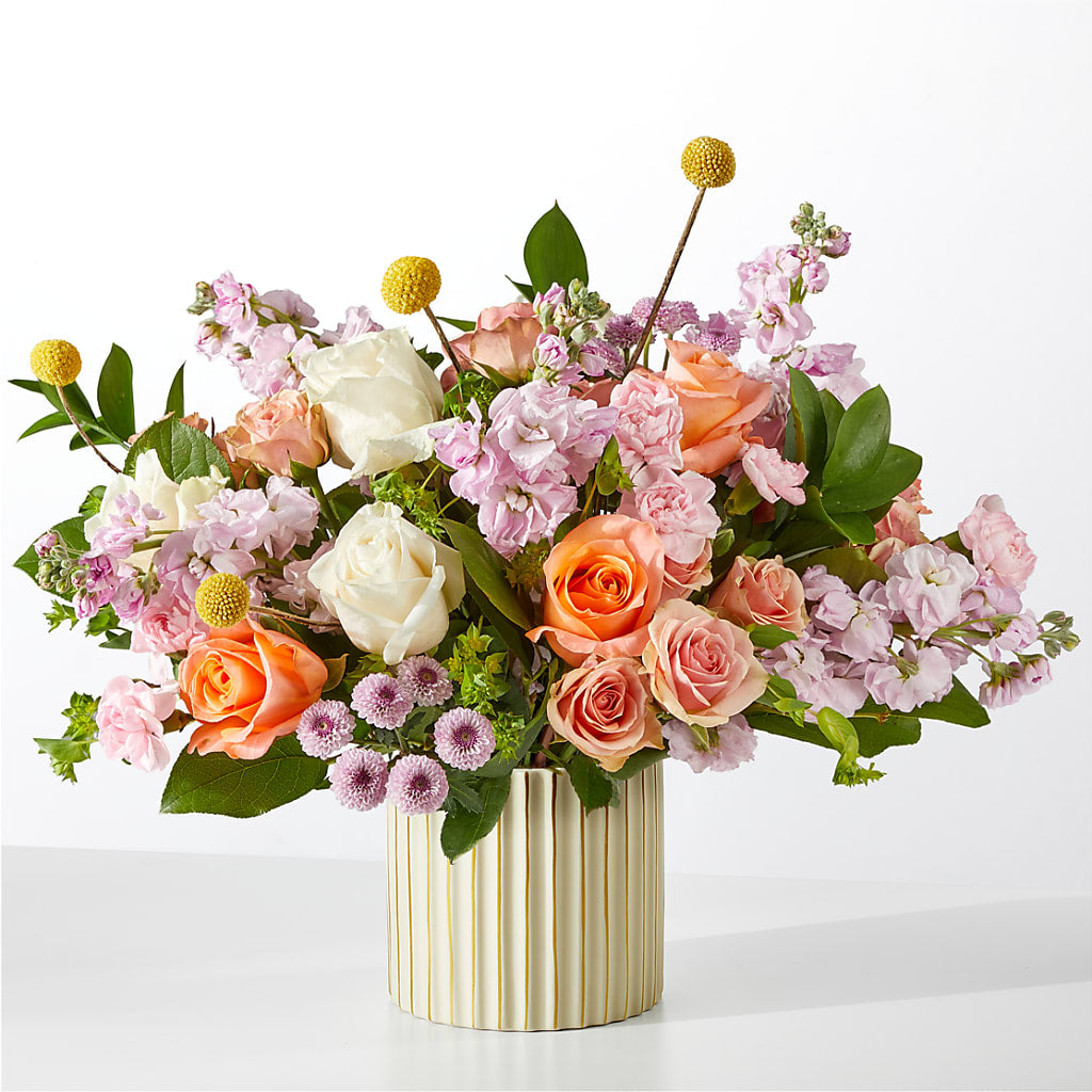 French Market Bouquet with Ivory Vase – Greater Wichita Flower Shop, Wichita KS
